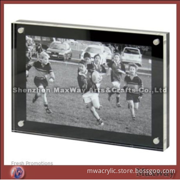 Personal Handmade Countertop Oraganic Glass Picture Frame